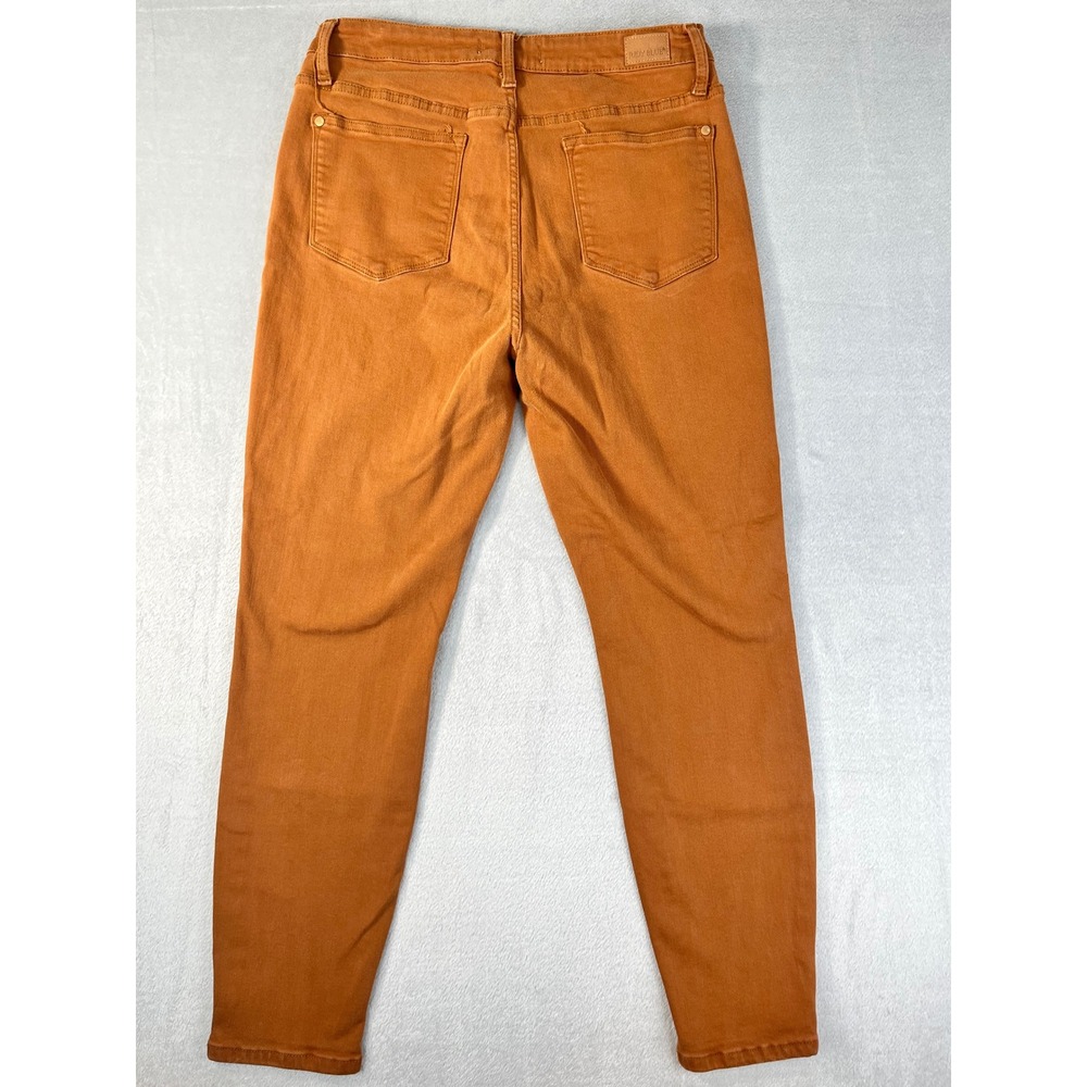 Judy Blue Slim Fit Jeans Womens 15/32 Orange Excellent High Rise Colored Denim - Picture 5 of 6